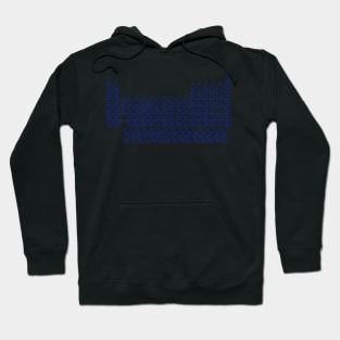 Blue Glow Periodic Table Hoodie